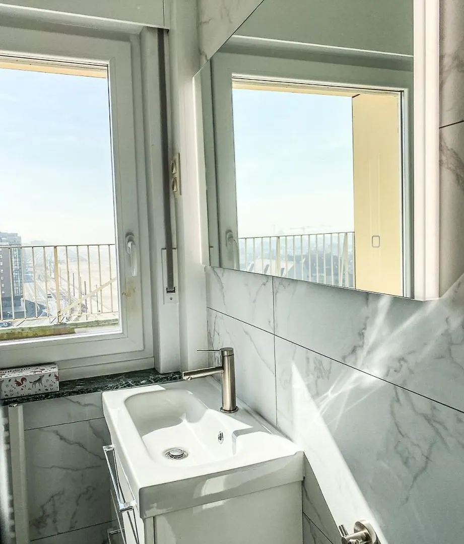 Studio With A Unique Terrace And Amazing Panoramic View Of The Sea T45 Ostend 0*,